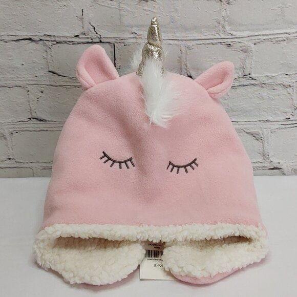 'BABY GAP' SHERPA 'ALLY UNICORN' WINTER HAT with EAR COVERAGE - Picture 12 of 15